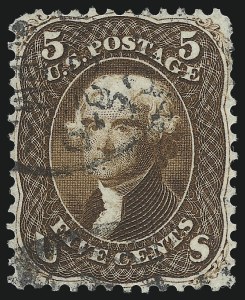 Sale 993, Lot 383, 1861-66 Issue Off Cover