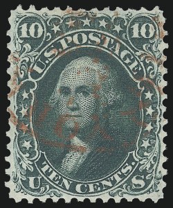 Sale 993, Lot 385, 1861-66 Issue Off Cover