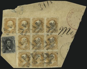Sale 993, Lot 397, 1861-66 Issue Off Cover