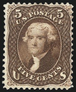 Sale 993, Lot 401, 1861-66 Issue Off Cover