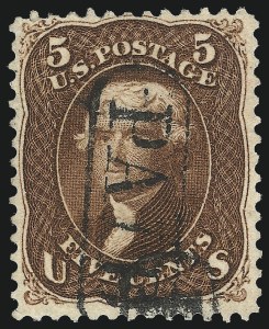 Sale 993, Lot 402, 1861-66 Issue Off Cover