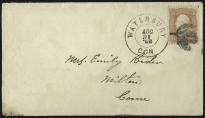 Sale 993, Lot 422, 1861-66 Issue On Cover (Scott 63-65)