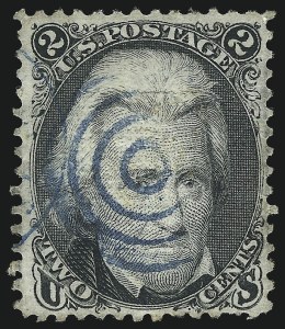 Sale 993, Lot 474, 1867-68 Grilled Issue (Z Grill)