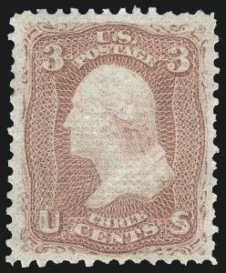 Sale Number 993, Lot Number 485, 1867-68 Grilled Issue (Z Grill) Sale Number 993, Lot Number 485, 1867-68 Grilled Issue (Z Grill)