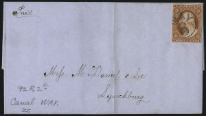 Sale 996, Lot 3061, 1851 3c Orange Brown Covers