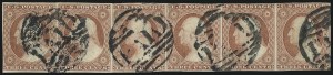 Sale 996, Lot 3099, 1851 3c Dull Red - Used