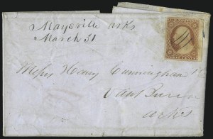 Sale 996, Lot 3147, 3c Dull Red Shades - Covers