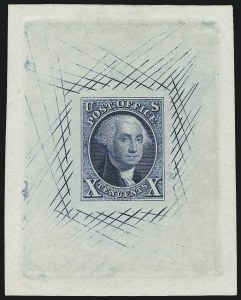 Sale 997, Lot 5002, Essays and Proofs - 1847 thru 1861 Issues