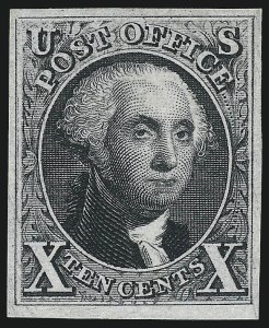 Sale 997, Lot 5114, 1875 Reproduction of 1847 Issue (Scott 3-4)