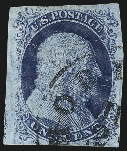 Sale Number 997, Lot Number 5134, 1c 1851-56 Issue (Scott 5-9) Sale Number 997, Lot Number 5134, 1c 1851-56 Issue (Scott 5-9)