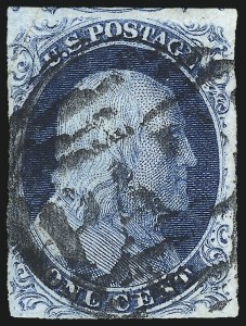 Sale 997, Lot 5141, 1c 1851-56 Issue (Scott 5-9)