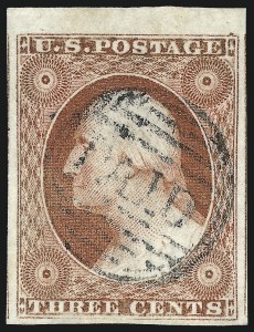Sale Number 997, Lot Number 5159, 3c 1851-56 Issue (Scott 10-11A)