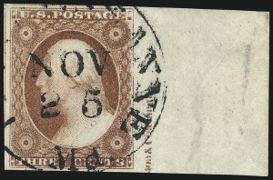 Sale 997, Lot 5160, 3c 1851-56 Issue (Scott 10-11A)
