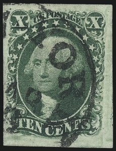 Sale 997, Lot 5188, 10c and 12c 1851-56 Issue (Scott 13-17)