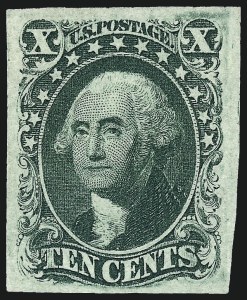Sale 997, Lot 5191, 10c and 12c 1851-56 Issue (Scott 13-17)