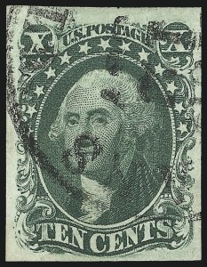 Sale 997, Lot 5196, 10c and 12c 1851-56 Issue (Scott 13-17)