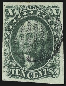 Sale 997, Lot 5204, 10c and 12c 1851-56 Issue (Scott 13-17)