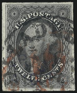 Sale 997, Lot 5209, 10c and 12c 1851-56 Issue (Scott 13-17)