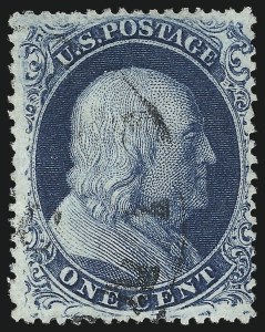 Sale 997, Lot 5222, 1c 1857-60 Issue (Scott 18-24)
