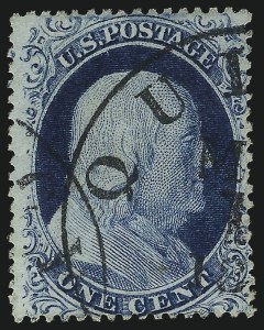 Sale 997, Lot 5233, 1c 1857-60 Issue (Scott 18-24)