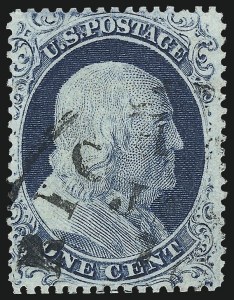Sale 997, Lot 5234, 1c 1857-60 Issue (Scott 18-24)