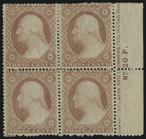 Sale 997, Lot 5241, 3c-5c 1857-60 Issue (Scott 25-30A)