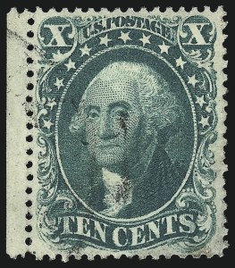 Sale 997, Lot 5271, 10c 1857-60 Issue (Scott 31-35)