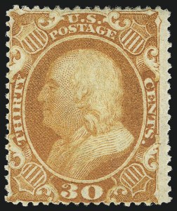 Sale 997, Lot 5288, 12c-90c 1857-60 Issue (Scott 36-39)