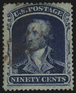 Sale 997, Lot 5295, 12c-90c 1857-60 Issue (Scott 36-39)