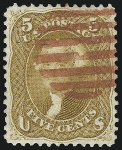 Sale 997, Lot 5341, 1861-66 Issue (Scott 56-70)
