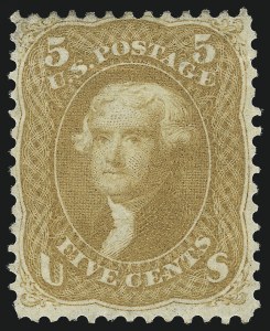 Sale 997, Lot 5343, 1861-66 Issue (Scott 56-70)