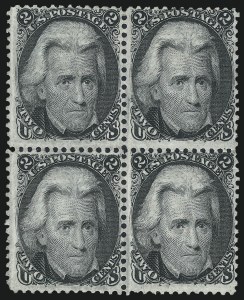 Sale 997, Lot 5361, 1861-66 Issue (Scott 71-78), 2c Black (73) Sale 997, Lot 5361, 1861-66 Issue (Scott 71-78)