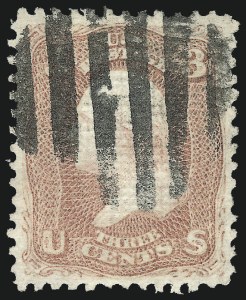Sale 997, Lot 5375, 1867 Experimental Grills (A-Z, Scott 79-85E)