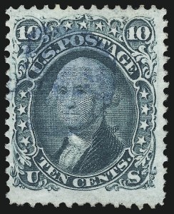 Sale 997, Lot 5388, 1867-68 Grilled Issue (E Grill - Scott 86-91)