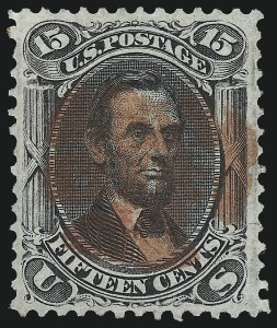 Sale 997, Lot 5405, 1867-68 Grilled Issue (F Grill - Scott 92-101)
