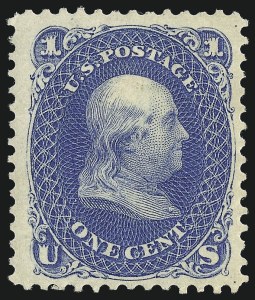 Sale 997, Lot 5412, 1875 Re-Issue of 1861-66 Issue (Scott 102-111)