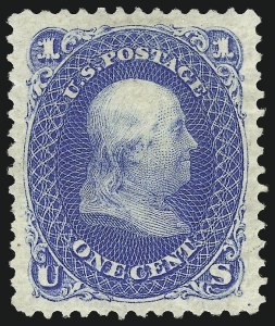 Sale 997, Lot 5414, 1875 Re-Issue of 1861-66 Issue (Scott 102-111)