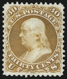 Sale 997, Lot 5435, 1875 Re-Issue of 1861-66 Issue (Scott 102-111)