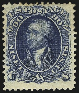 Sale 997, Lot 5437, 1875 Re-Issue of 1861-66 Issue (Scott 102-111)