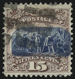 Sale 997, Lot 5471, 15c-90c 1869 Pictorial Issue (Scott 118-122)
