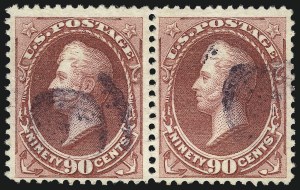 Sale 997, Lot 5570, 1870-71 National Bank Note Co. Ungrilled Issue (Scott 145-155)