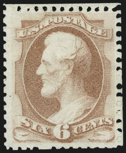 Sale 997, Lot 5585, 1875 Continental Bank Note Co. Special Printing (Scott 168-175)