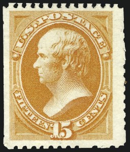 Sale 997, Lot 5589, 1875 Continental Bank Note Co. Special Printing (Scott 168-175)