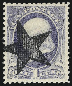 Sale 997, Lot 5598, 1875-79 Continental and American Bank Note Co. Issues (Scott 178-191)