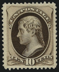 Sale 997, Lot 5602, 1875-79 Continental and American Bank Note Co. Issues (Scott 178-191)