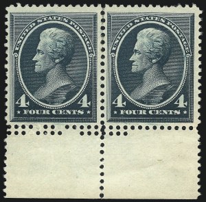 Sale 997, Lot 5636, 1881-87 American Bank Note Co. Issues (Scott 205-218)
