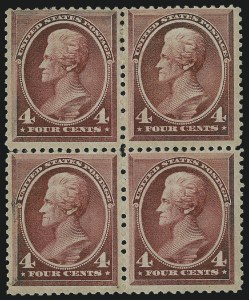 Sale 997, Lot 5642, 1881-87 American Bank Note Co. Issues (Scott 205-218)