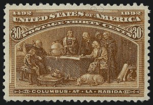 Sale Number 997, Lot Number 5690, 1893 Columbian Issue (10c thru $1.00, Scott 237-241) Sale Number 997, Lot Number 5690, 1893 Columbian Issue (10c thru $1.00, Scott 237-241)