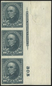 Sale 997, Lot 5781, 1895 Watermarked Bureau Issue (Scott 264-284)