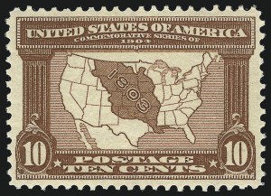Sale Number 997, Lot Number 5873, 1904 Louisiana Purchase, Jamestown Issues (Scott 323-330) Sale Number 997, Lot Number 5873, 1904 Louisiana Purchase, Jamestown Issues (Scott 323-330)